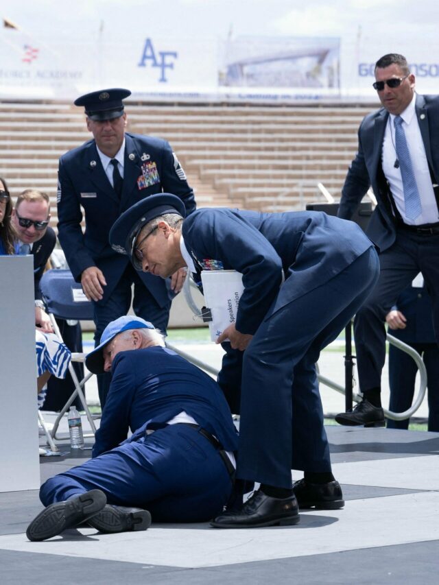 Exclusive Footage: President Biden’s Startling Fall Raises Alarming Questions!